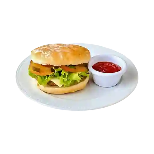 Hamburguesa Sencilla de Pollo