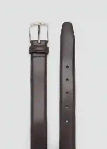 Cinturón Basico Marron Talla 80 Hombre Mango
