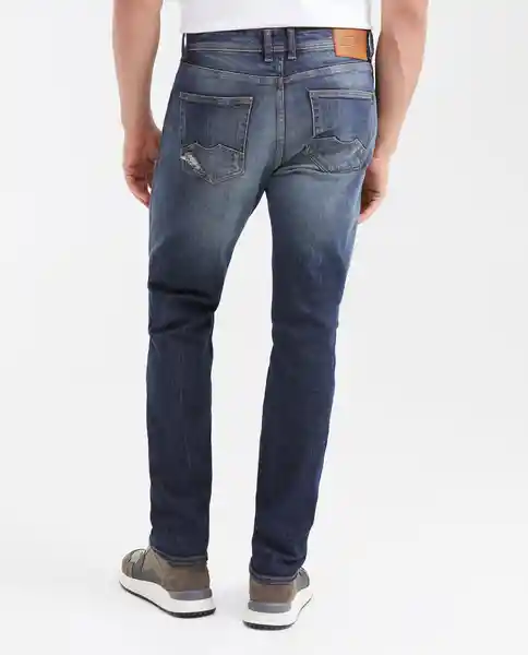 Jean Morrison Masculino Azul Dark Talla 32/32 Chevignon