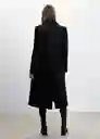 Abrigo Simfonia Negro Talla XL Mujer Mango