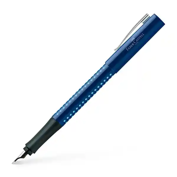 Faber Castell Estilógrafo Grip 2010 Color Azul Oscuro