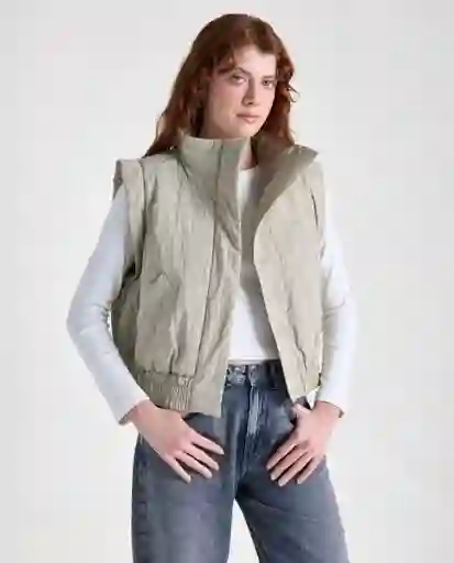 Chaleco Mujer Caqui Talla M 699G004_CAQ150513 Americanino