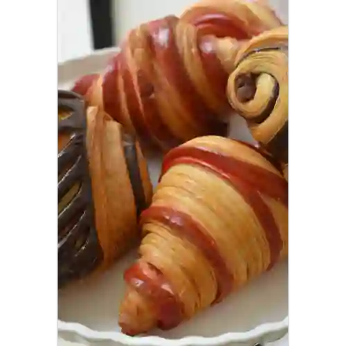 Croissant de galleta de red velvet