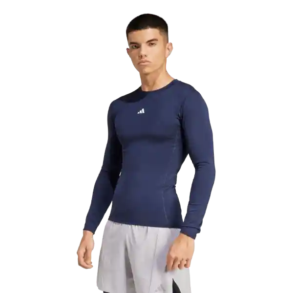Adidas Camiseta Tf Ls Tee Entrenamiento Hombre Azul Talla S