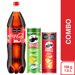 Combo Novenas Coca-Cola Original 1.5 L + Pringles Mixtas