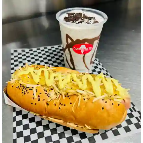 Combo Perro Clásico y Malteada 16oz