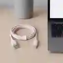Cable de Carga Tipo C Eco Friendly Rosa Miniso
