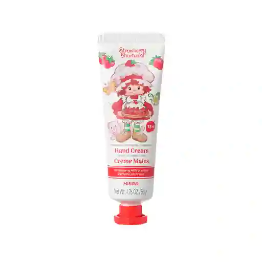 Crema Para Manos Leche de Fresa Serie Rosita Fresita Miniso