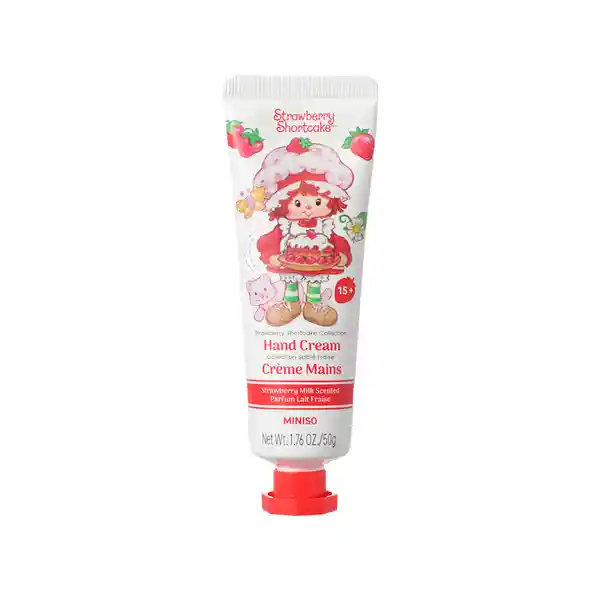 Crema Para Manos Leche de Fresa Serie Rosita Fresita Miniso