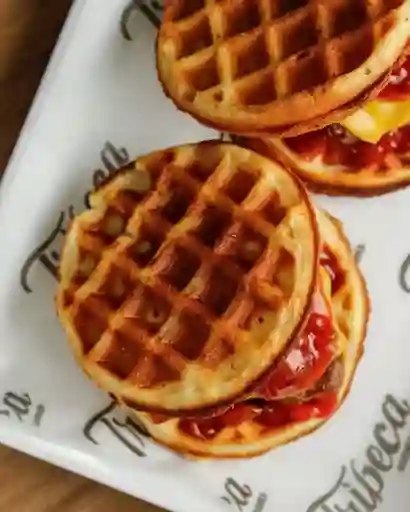 Mini Waffle-Burger