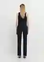 Pantalón Jordan Negro Talla 36 Mujer Mango