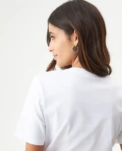 Camiseta Graphic Femenino Blanco 0 Claro T.S Chevignon