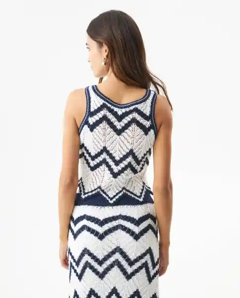 Blusa Top Summer Femenino Crudo Porcelana Claro T. M Chevignon