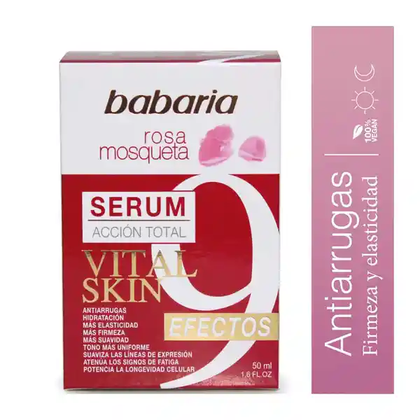 Crema Facial Babaria 9 Efectos Rosa Mosqueta