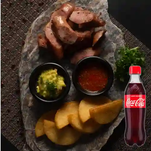 Combo Chorizos Santarrosanos +Cocacola Orig 400ml