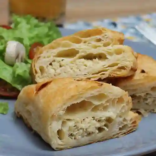 Pastel de Pollo y Champiñones