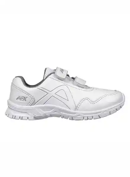 Aeroflex Tenis Colegial Blanco Único Talla 34