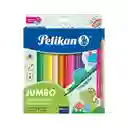 Colores Jumbo Triangular X 12 Pelikan