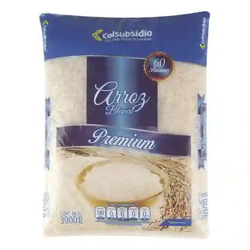 Arroz Blanco Premium Colsubsidio
