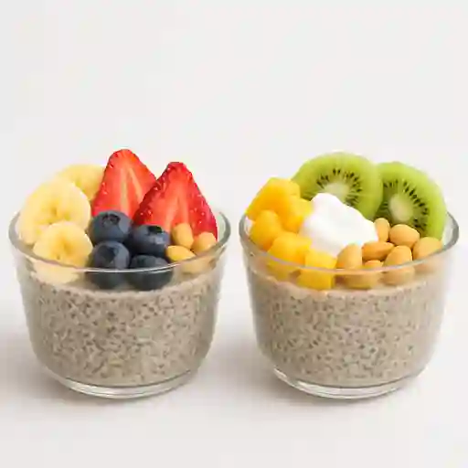 Copos de semillas de chia