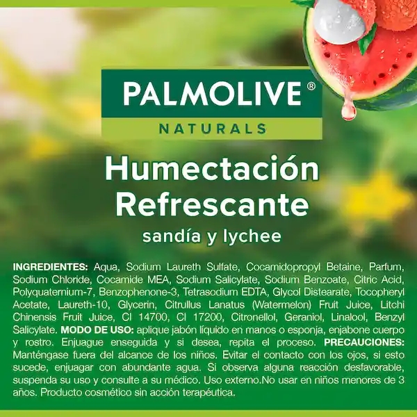 Jabon Palmolive Watermelon & Lychee 110g x3