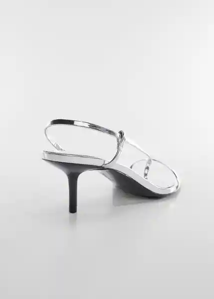 Sandalias Tir1 Plata Talla 37 Mujer Mango