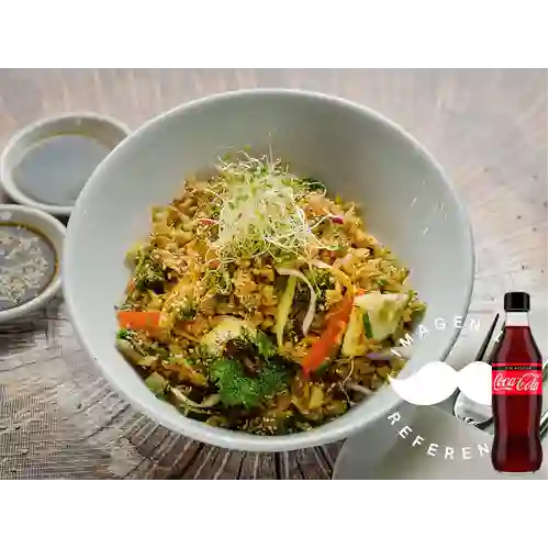 Combo Arroz Vegetariano + Coca-Cola Sin Azúcar 350 ml