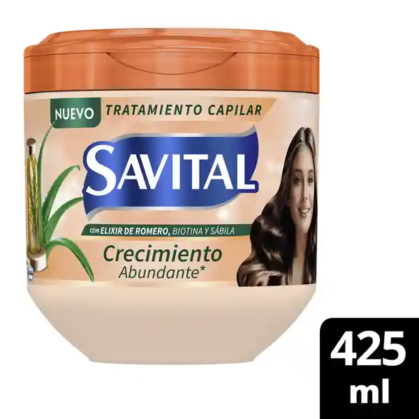 Tratamiento Savital Elixir de Romero Biotina y Sávila 425 mL
