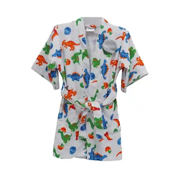 Fatelares Bata Dinosaurio Infantil Niño Estampada Talla 6-8