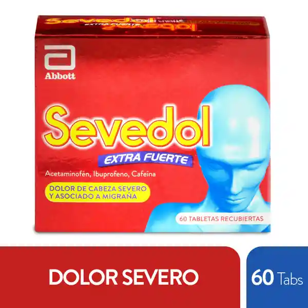 Sevedol Tabletas Extra Fuerte (250 mg / 400 mg / 65 mg) 