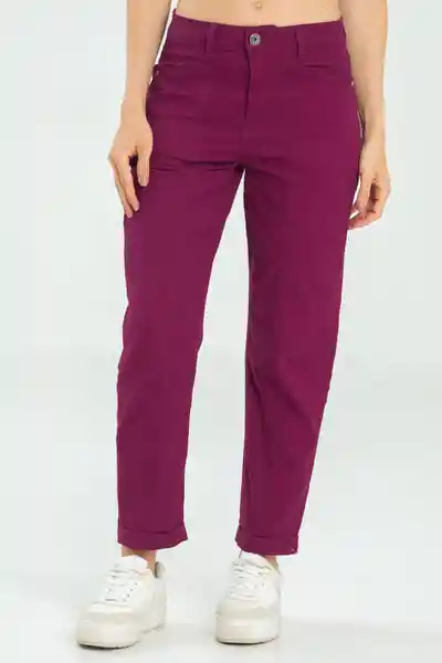 Pantalón Concord Color Rojo Vino Talla 8 Ragged