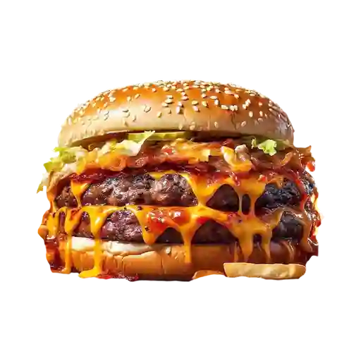 Hamburguesa Doble Carne y Doble Queso