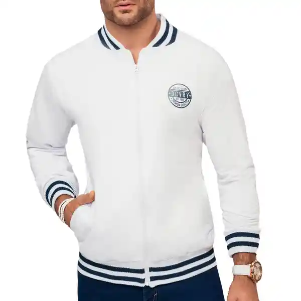 Croydon Beisbolera Lucas Hombre Blanco Talla S