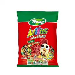 Toning Cereal Aritos Sabor a Frutas