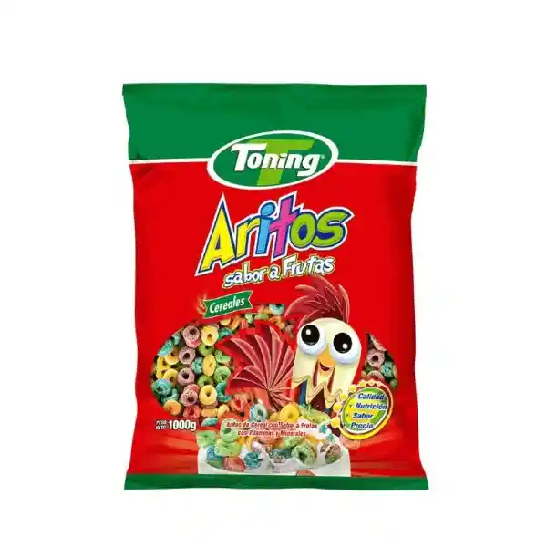Toning Cereal Aritos Sabor a Frutas