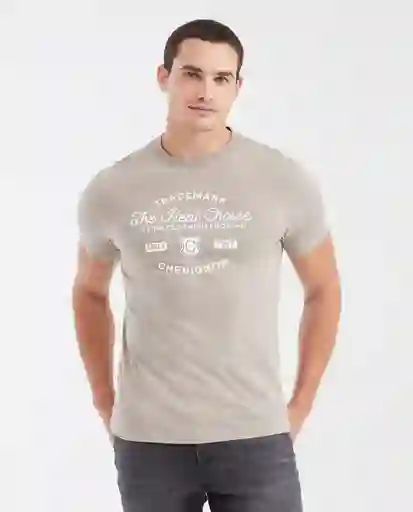 Camiseta Fine Clothing Masculino Café Rubio Medio T M Chevignon