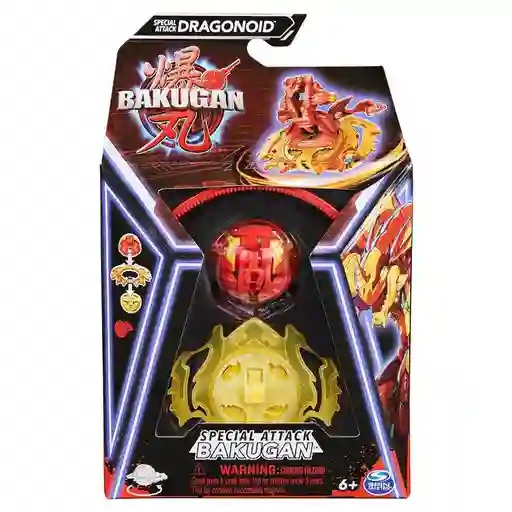 Dragonoid Figura de Acción Bakugan Rojo
