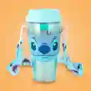 Vaso Plástico Con Funda Serie Lilo & Stitch Stitch 420 mL Miniso