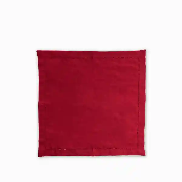 Set Servilletas de Tela Roja Ambiente Gourmet