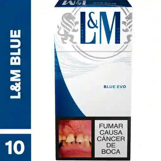 L&M Blue​ x 10 Cigarrillos