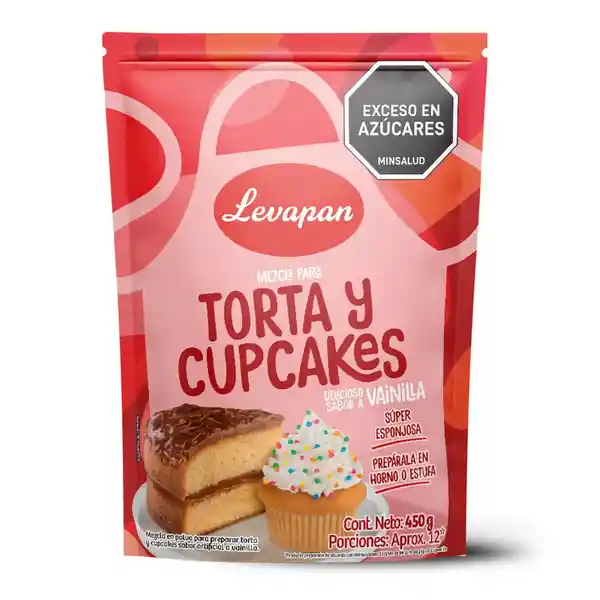 Levapan Mezcla Para Torta y Cupcakes Vainilla