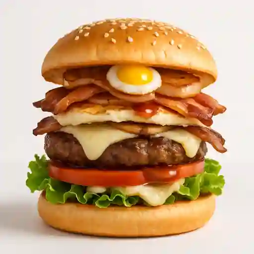 Hamburguesa Mixta Criolla