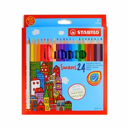 Stabilo Lápiz de Color Swans 24 Colores
