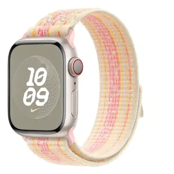 Apple Correa Loop Nike Sport Blanco Estrella/Rosa 41 mm