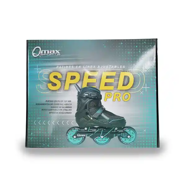 Qmax Patines Speed Pro Blue Nue Talla L PW220BLL