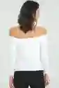 Top Amalfi Color Blanco Crudo Talla M Ragged