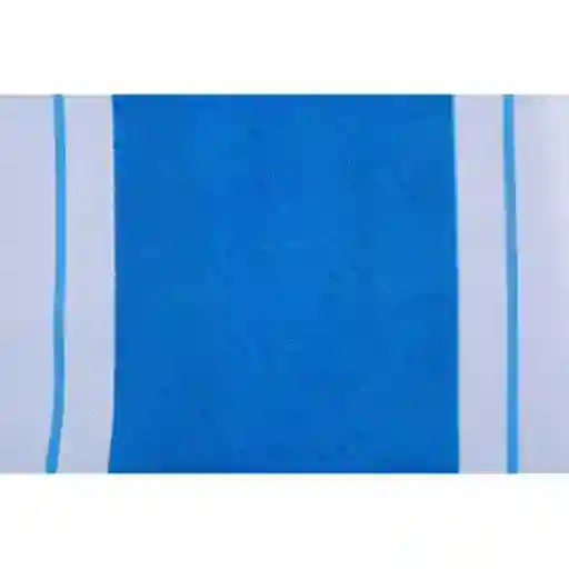 Gotta Cortina Impermeable Baño Blanco - Azúl 200 cm x 180 cm