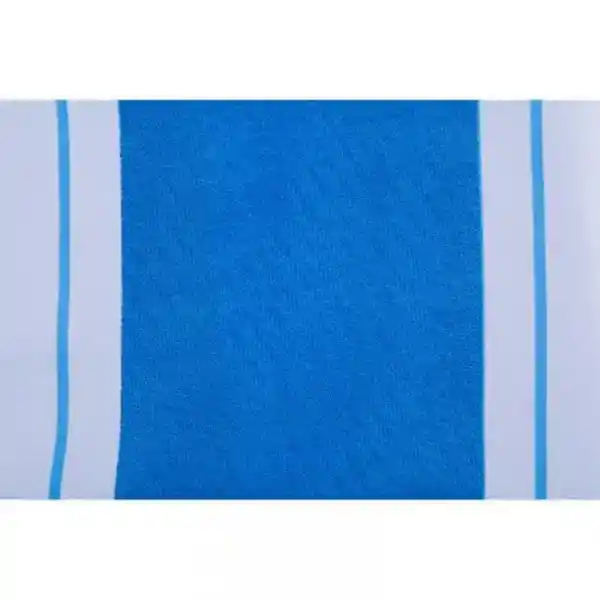 Gotta Cortina Impermeable Baño Blanco - Azúl 200 cm x 180 cm