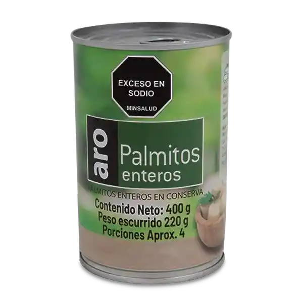 Aro Palmito Entero en Conserva