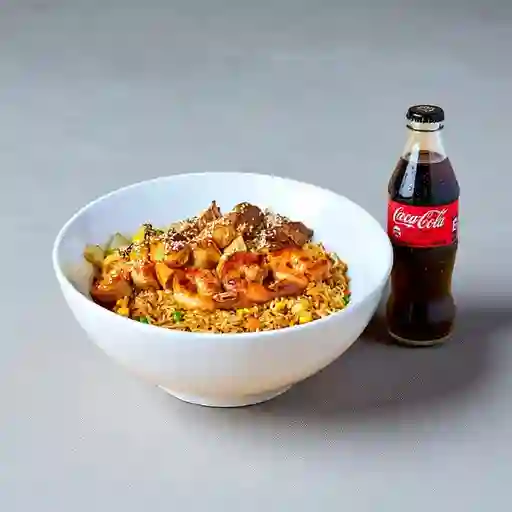 Combo Teriyaki Mixto + Coca Cola Sin Azúcar 300ML